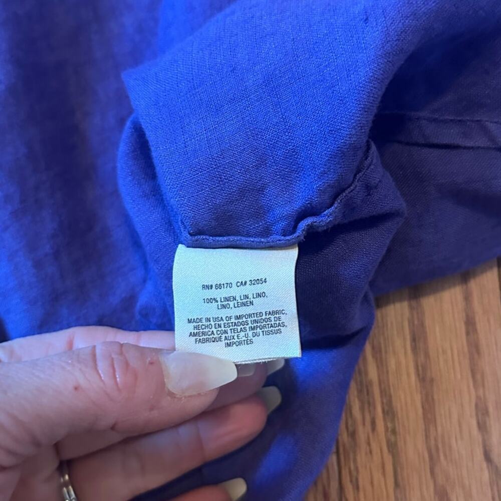 Maeve purple Linen Racerback Tank - Picture 10 of 10